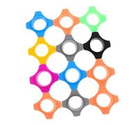 DEARMAMY Set 20 Pezzi Anelli in Silicone per Microfono Anti-Rotolamento Protezione Anti-Caduta per Microfoni Ktv Anello di Protezione Resistente Agli Urti per Uso Colore Colore Casuale