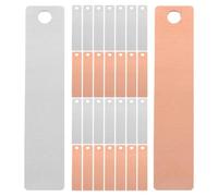 DEARMAMY Set 30 Paia Fogli di Rame e Strisce di Zinco per Esperimenti Scientifici Anodi Galvanici Riutilizzabili per Batterie alla Frutta e Progetti Didattici Materiale Stabile e Sicuro