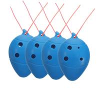 DEARMAMY Set 4 Ocarine Mini in Ceramica a 6 Fori, Strumento Musicale Portatile per Principianti e Ragazzo Ragazza, Ocarina Classica Leggera per Pratica e Esibizioni, Colore Casuale