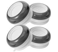 DEARMAMY Set 4 Pezzi Piedini Antivibranti per Lavatrice, Stabilizzatori in Silicone Antiscivolo 50mm, Cuscinetti Livellatori per Mobili e Frigoriferi, Supporto Ammortizzante per Uso