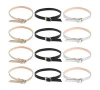 DEARMAMY Set 6 Cinturini Regolabili per Tacchi Alti da Donna con Lacci Staccabili Anti-allentamento, Accessorio Moda per Scarpe con Tacchi in Colori Assortiti, Cinturini Grip per Caviglia