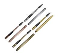 DEARMAMY Set 8 Pezzi Scovolini per Mascara in Tubetto e Bacchette per Pennello Sopracciglia in Alluminio, Spazzole Piccole Arricciaciglia e Pettinatura Naturale, Strumenti Trucco