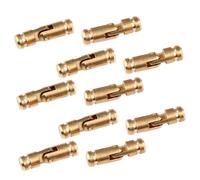 DEARMAMY Set da 10 Cerniere in Rame Dorato per Scatole Regalo e Scatole di Legno Cerniere Antiche Design Robusto e Resistenza alla Ruggine Adatte per Custodie in Legno Decorative