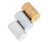 DEARMAMY Set da 3 Cilindri di Metallo per Esperimenti di Densità e Gravità Specifica Strumenti Didattici per Scuole e Laboratori di Fisica e Scienze Cilindri di Alluminio Ferro e Rame