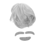 DEARMAMY Set Di Parrucca Barba Sopracciglia E Accessori Per Costumi Da Professore Realistici Da Vecchio Per Eventi Cosplay