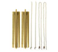 DEARMAMY Set Sostituzione Peso Orologio da Parete in Ferro Catena 2 Metri e Ganci Accessori Meccanismo Orologio da Muro per Riparazione e Decorazione Casa Ufficio