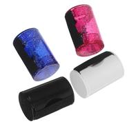 DEARMAMY Shaker per Dita 4 Pezzi Leggero e Portatile Design Creativo per Accompagnamento Ritmico su Banjo, Chitarra e Mandolino in Abs e Acciaio