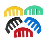 DEARMAMY Sordina in Gomma per Violino 5 Pezzi a Cinque Artigli Riduttore di Rumore Portatile per Esercizi Protezione Ponticello Accessorio per Strumenti a Corda in Colori Vivaci Adatto