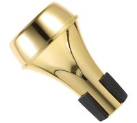 DEARMAMY Sordina per Tromba Mini in Abs Dorato Silenziatore Dritto per Pratica Riduce Volume senza Perdere Qualità Sonora Facile da Installare e Rimuovere Accessorio Essenziale per