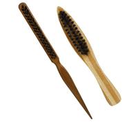 DEARMAMY Spazzola Per Cura Della Barba Da Uomo Setola Di Qualità Per Pulizia Styling Dei Capelli Leggera e Resistente Adatta Per Uso Domestico e Professionale