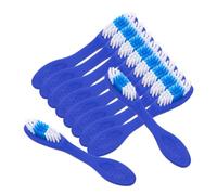 DEARMAMY Spazzolino Da Denti Corto Con Manico Morbido Per Protesi Dentarie, Set Da 20 Pezzi, Mini Spazzolino Portatile Per Cure Odontoiatriche in Carcere e Uso Quotidiano, Colore Blu