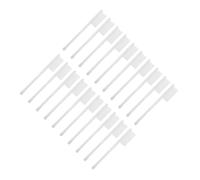 DEARMAMY Spazzolino da Dito per Prigione 20 Pezzi Manico Corto di Sicurezza Setole Piatte per Pulizia Orale in Carcere Strumenti la Pulizia della Prigione Uso Interno Detenuti