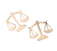 DEARMAMY Spilla da Avvocato in Lega da 2 Pezzi Bilancia della Giustizia Spilla da Bavero Dorata da 35 CM per Abiti e Accessori Formali Uomo Distintivo Elegante per Professionisti del