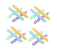 DEARMAMY Spugne Compresse per Viso 48 Pezzi, Dischetti Esfolianti Riutilizzabili Multicolore, Spugne Detergenti Compatte per Pulizia Profonda e Rimozione Trucco, per Viaggi e Cure