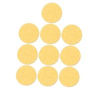 DEARMAMY Spugne Per Struccare Viso in Cellulosa Naturale 10 Pezzi Rotonde 10 Mm Spugnetta Detergente Esfoliante Delicata Per Pulizia Profonda e Cura Quotidiana Della Pelle Sensibile