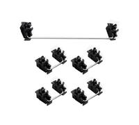 DEARMAMY Stabilizzatore Montato su Piastra Compatibile Tasti Backspace e Maiuscolo 6.25u e 2u Facile da Installare Caratteristiche Stabili per Tastiera Meccanica Nera in ABS