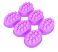 DEARMAMY Stampo Silicone per Sapone Fai da Te Oval Massage Cavità per Saponi Artigianali e Barrette Massaggianti Facile da Pulire e Adatto anche Candele e Lotion Bars