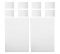 DEARMAMY Stencil per Disegno Artistico Trasparente 22X14 CM Set 10 Fogli Riutilizzabili in Plastica per Pittura e Lavori Artigianali Supporto Creativo per e Progetti Educativi