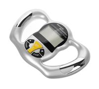 DEARMAMY Strumento Di Misura Strumento Di Misurazione Del Grasso Bilancia Bmi Calcolatrice Bmi Portatile Metro A Nastro Digitale Abs Argento