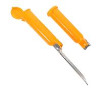 DEARMAMY Supporto per Canna da Pesca a Terra Regolabile 2 Pezzi, Portacanne da Lancio Giallo Resistente alla Corrosione per Pesca da Riva, Spiaggia e Fiume, Staffa Stabile con Inserto