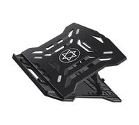 DEARMAMY Supporto per Notebook Pieghevole Nero Regolabile, Base Desktop | Abs e Silicone, Design Cavo, Carico Stabile e Centro Basso Colore Casuale