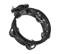 DEARMAMY Tamburello Hi-Hat per Batteria Nero, Accessorio Musicale Montaggio Facile, Materiali in Legno e Metallo, Dimensioni 19X15X5,5 CM, Suono Versatile per Jazz e Stili Musicali Vari