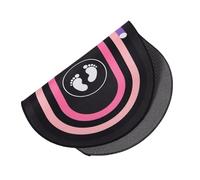 DEARMAMY Tappetino Ovale per Saltare la Corda in Poliestere e Silicone, Antiscivolo e Ammortizzante per Allenamento Casa e Palestra, Dimensioni 80x49 Cm