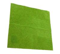 DEARMAMY Tappeto Erboso Finto 25x25 Cm in Plastica Resistente per Modellismo Fai da Te, Decorazione Paesaggio Miniature, Prato Sintetico per Tavolo da Sabbia e Plastici Architettonici