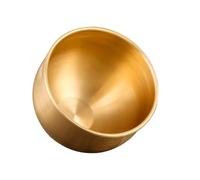 DEARMAMY Tazza da Tè in Ottone Vintage Piccola, Bicchiere per Acqua e Coppa di Liquore, Tazza D’epoca Elegante per Casa, Sala da Tè e Ufficio, Resistente e Sicura per Bevande Calde e