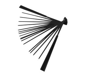 DEARMAMY Telaio per Ventaglio in bambù Nero Non Finito Stecche per Ventaglio Portatile in bambù Componenti dello Scheletro Fai da Te Materiali per Creazione di Ventagli Pieghevoli