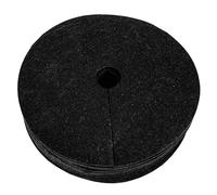 DEARMAMY Telo Pacciamatura Biodegradabile per Giardinaggio 20 Pezzi, Telo da Diserbo per Frutteto Resistente al Gelo Foro Centrale, Tappetino Protettivo per Alberi per Esterni e Controllo