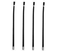 DEARMAMY Tubo Flessibile in Gomma per Estintore 4 Pezzi Ugello in Ferro da 4Kg Tubo di Spruzzo e Scarico Acqua per Sicurezza Antincendio e Sostituzione Rapida