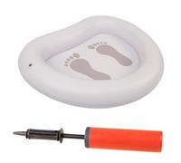 DEARMAMY Vasca Lavapiedi Gonfiabile in Pvc Con Tappetino Massaggiante Antiscivolo Per Piscine Fuori Terra e Gonfiabili Leggera Per Uso Portatile