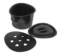 DEARMAMY Vaso per Urina per Anziani e Pazienti con Coperchio Isolante, Vasino da Notte in Plastica Resistente, Set con Padella e Sputacchiera per Uso Domestico e Ospedaliero Stili multipli