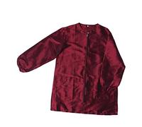 DEARMAMY Vestiti da lavoro a maniche lunghe vestiti della stazione termale grembiule da per grembiule protettivo per vestiti abito da salone spa rosso