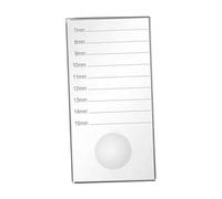 DEARMAMY Vetro Resistente e Liscio Supporto Per Per Ciglia Finte Vassoio Per Extension Ciglia in Facile Usare e Riutilizzare Per Professionisti e Privati