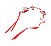 DEARMAMY Viti Per Accessori Per Copricapo Con Strass Accessori Per Da Sposa Perline Damigelle D'Onore Gioielli Reali Fasce Floreali Per Primi Matrimoni