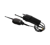 DEARMAMY Walkie-talkie Simulato Della Accessori Della L'ufficiale Di Si Veste Giocattolo Walkie Talkie La Finge Di Giocare a Un Giocattolo Plastica Black