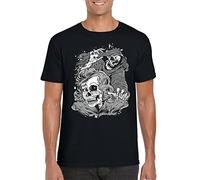 Death Before Dishonor T T-Shirt Camicia Uomo Slogan Graphic Print White Soft Cotton Top White Yellow Black Red Mens T-shirt 100% Cotton, Colore 15, S