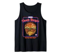 Death Burger Sarcasm Retro Vintage Funny Adult Humor Canotta