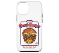 Death Burger Sarcasm Retro Vintage Funny Adult Humor Custodia per iPhone 12/12 Pro