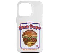 Death Burger Sarcasm Retro Vintage Funny Adult Humor Custodia per iPhone 13 Pro