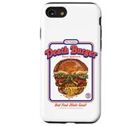Death Burger Sarcasm Retro Vintage Funny Adult Humor Custodia per iPhone SE (2020) / 7 / 8