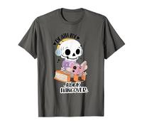 Death-By Book Hangover Spooky Book Lovers Halloween Galleggiante Maglietta