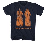 Death Cab For Cutie - Clero - American Classici - Solido Blu Adulto Manica Corta