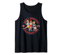 Death Daughters Rollerskate Club Retro Funny Adult Humor Canotta