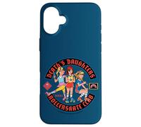Death Daughters Rollerskate Club Retro Funny Adult Humor Custodia per iPhone 16 Plus