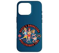 Death Daughters Rollerskate Club Retro Funny Adult Humor Custodia per iPhone 16 Pro