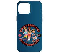 Death Daughters Rollerskate Club Retro Funny Adult Humor Custodia per iPhone 16 Pro Max
