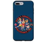 Death Daughters Rollerskate Club Retro Funny Adult Humor Custodia per iPhone 7 Plus/8 Plus